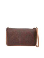 Borsa a spalla in tessuto paisley multicolor