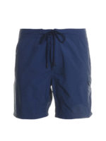 Boxer da mare con patch logo in gomma
