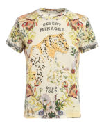 T-shirt in jersey con stampa Desert Mirages