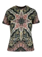 T-shirt con stampa Paisley floreale