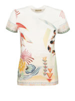 T-shirt con stampa giungla