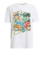 T-shirt con stampa Paisley Sunrise