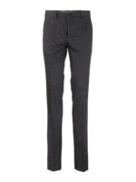 Pantaloni in lana misto cotone