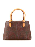 Borsa shopping in tessuto Paisley