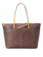 Shopper in classico tessuto Paisley