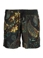 Boxer da mare con stampa Paisley floreale
