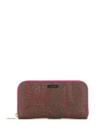 Portafoglio in cotone cerato Paisley