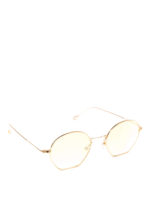 Occhiali da sole Triomphe in metallo dorato