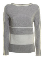 Pull Col Bateau - Argent