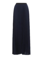 Pantaloni plissettati in leggero tessuto blu