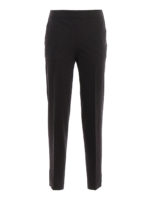 Pantaloni con spacco con borchiette