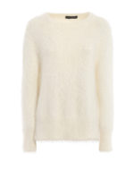 Pull in soffice angora bianco