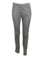 Pantalons En Cuir - Gris