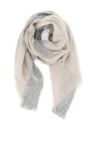 Foulard in misto lino con lurex
