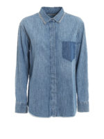 Camicia in denim slavato