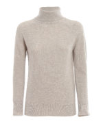 Girocollo lavorato in lana seta e cashmere