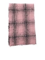 Sciarpa Mila a quadri rosa e nera