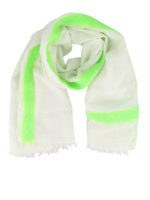 Sciarpa in modal con bande tono su tono