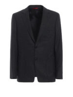 Blazer grigio in lana vergine