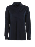 Blusa stile camicia in popeline