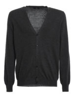 Cardigan in lana melange