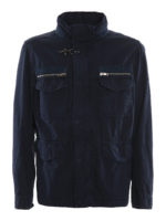 Giacca in gabardina di cotone e lino