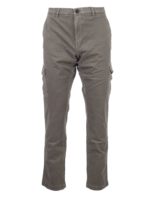 Pantalone cargo in cotone verde