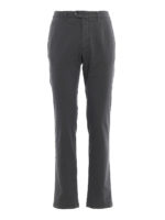 Pantaloni grigi in twill di cotone