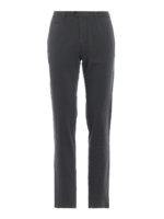Pantaloni chino grigi in cotone stretch