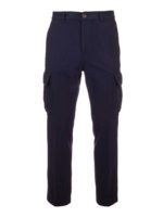 Pantalone chino con tasche blu