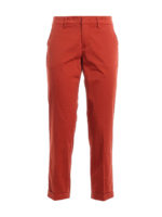 Pantaloni in popeline stretch