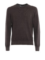 Maglione in lana marrone