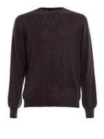 Pullover con toppe a contrasto