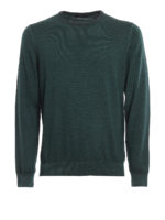 Maglia verde scuro in lana