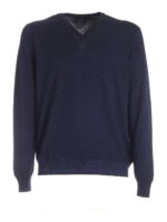 Pullover blu melange