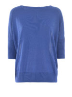 Maglia bicolore in seta