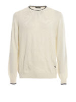 Pull Col Rond - Blanc