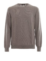 Pull Col Rond - Taupe