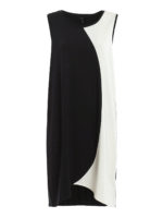 Abito smanicato color block