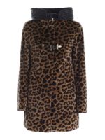 Cappotto con motivo leopardo