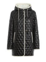 Cappottino in nylon trapuntato con cappuccio