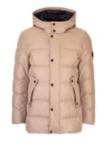 Piumino imbottito trapuntato con cappuccio