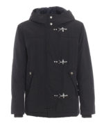 Giacca nera imbottita 3 Ganci