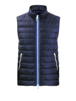 Gilet con profili a contrasto