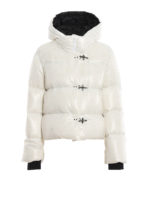 Piumino in nylon trapuntato con ganci