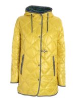 Parka trapuntato giallo