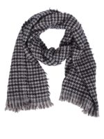 Sciarpa pied de poule in lana