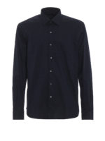 Camicia in cotone blu