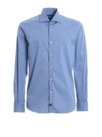 Camicia in popeline con motivo checks