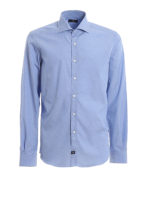 Camicia in popeline con logo